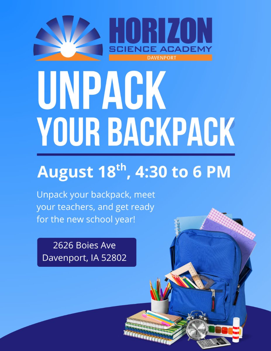 Unpack Your Backpack Poster